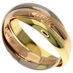 CARTIER Authentic 18k Gold Trinity Ring #48